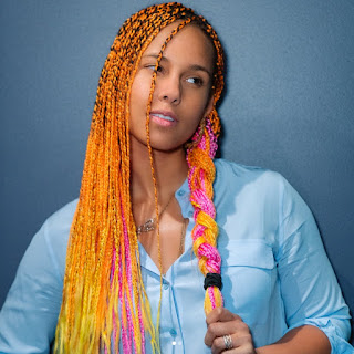 Photo News See Alicia Keys New Rainbow Styled Hair Do Ladies