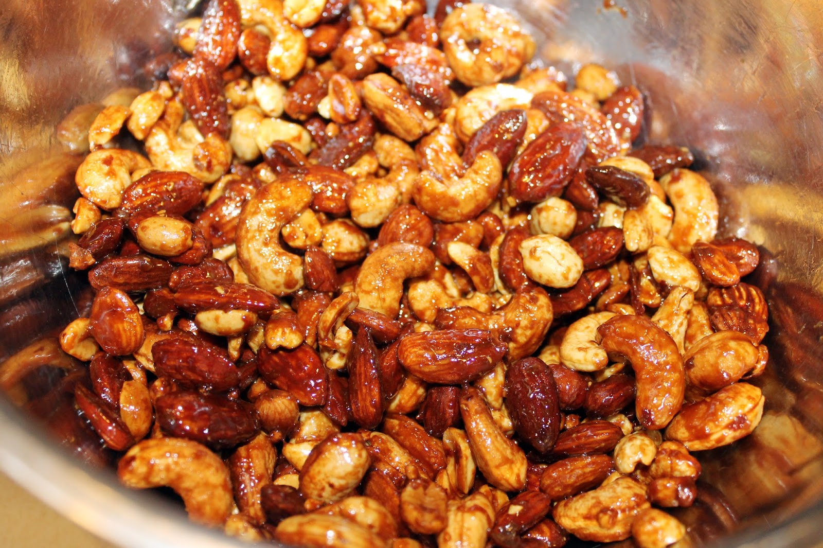 Cooking With Mary and Friends: Honey Roasted Mixed Nuts