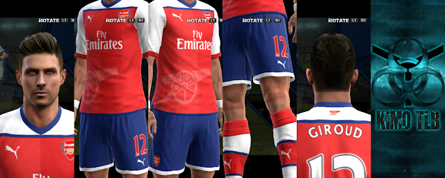 Pes 2013 Arsenal Leaked Kit Season 2016 2017 Patch Pes New Patch Pro Evolution Soccer