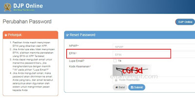 Lupa Password DJPOnline