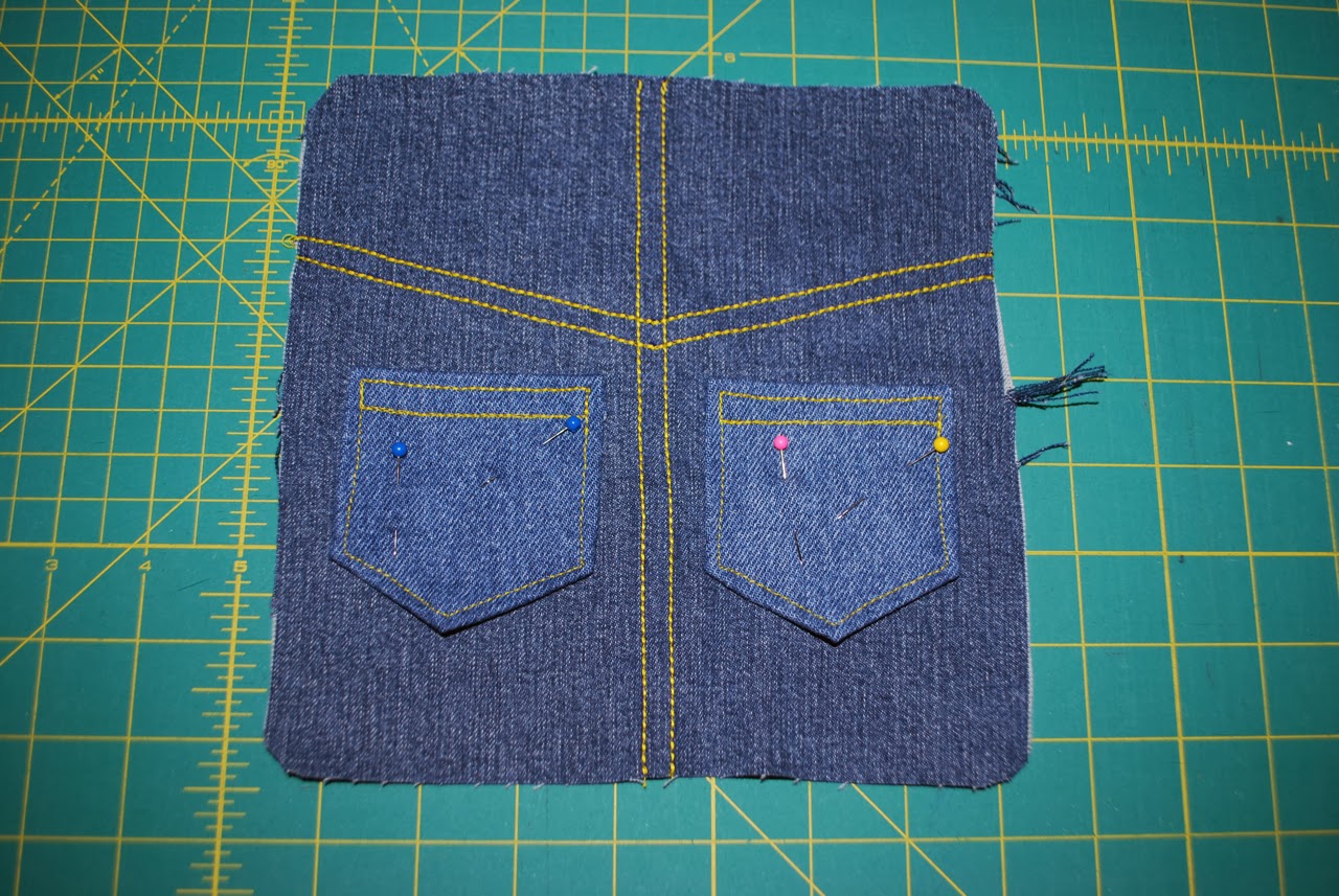 Roonie Ranching: Denim Tooth Fairy Pillow -- Sewing Tutorial