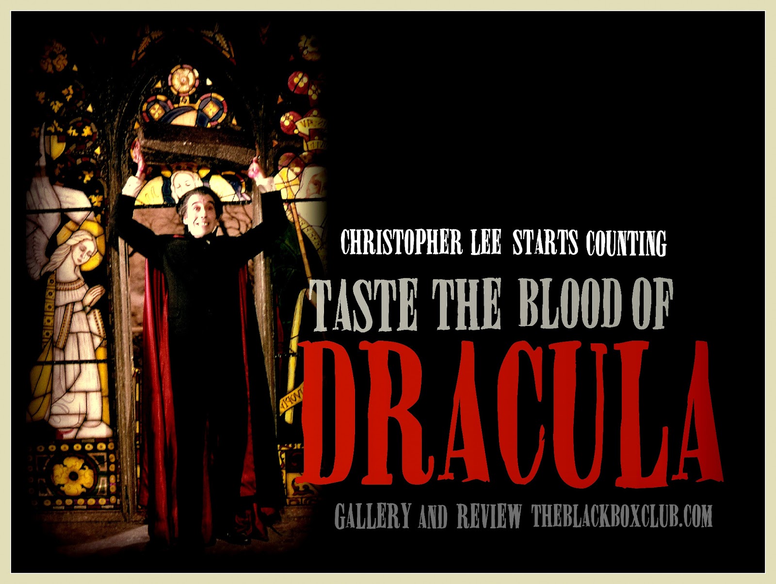The Black Box Club TASTE THE BLOOD TASTE THE BLOOD OF DRACULA RALPH