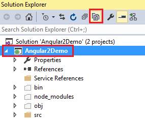 show all files visual studio 2015