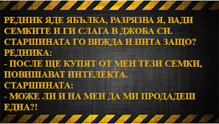 Редник яде ябълка Редник яде ябълка