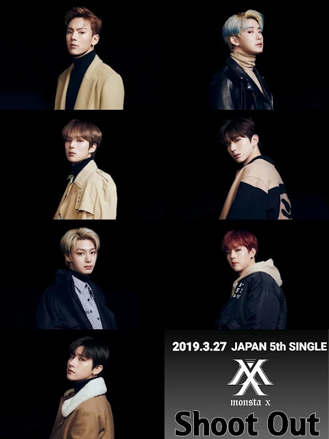 monsta x japon comeback single shoot out