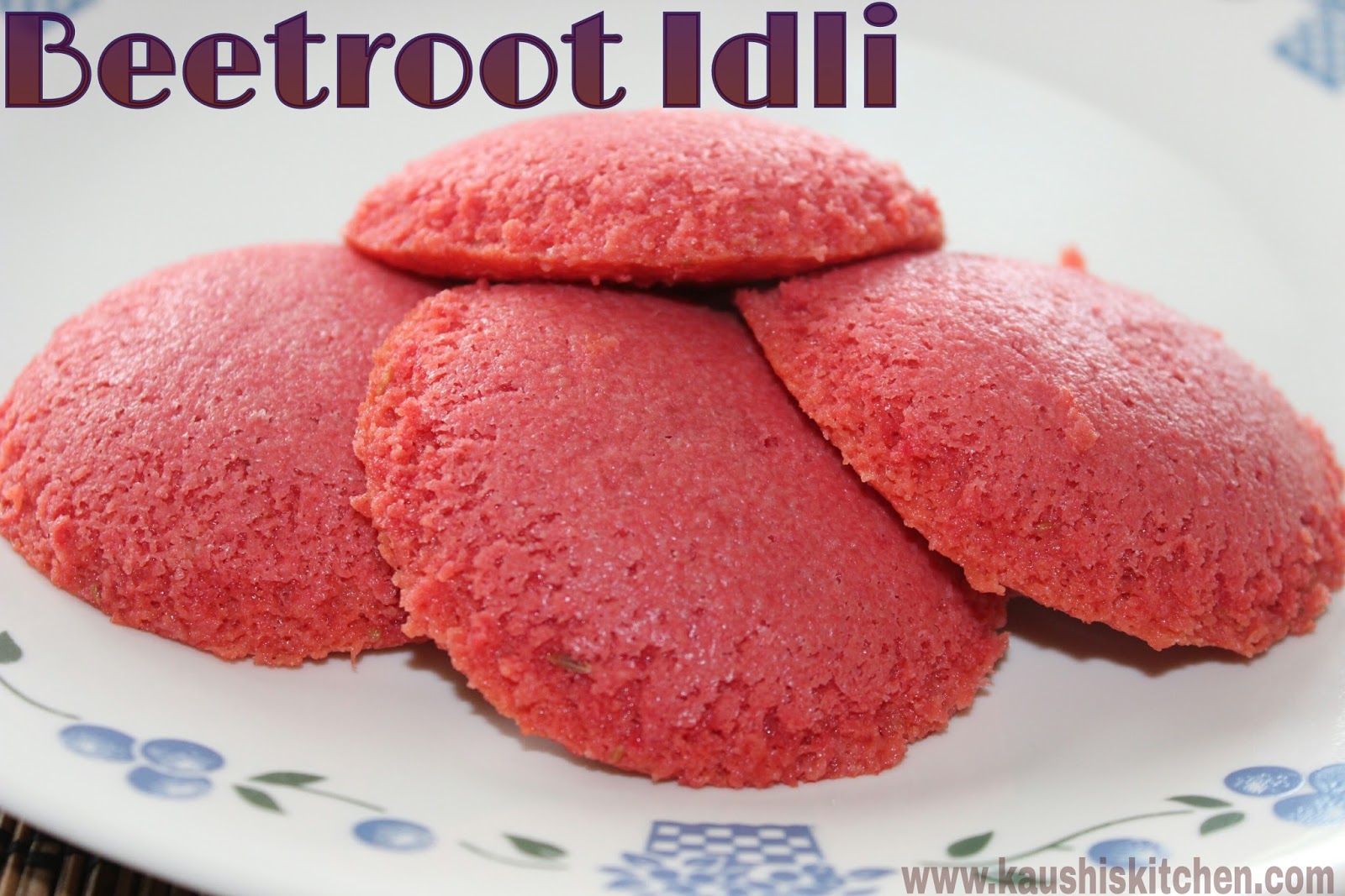 BEETROOT IDLI