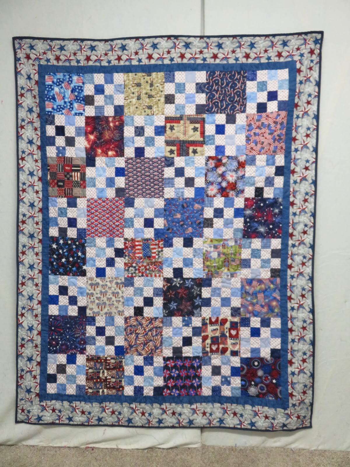 I Must Be Off My Bobbin....dee dee quilts Quilts for Vets of Wayne