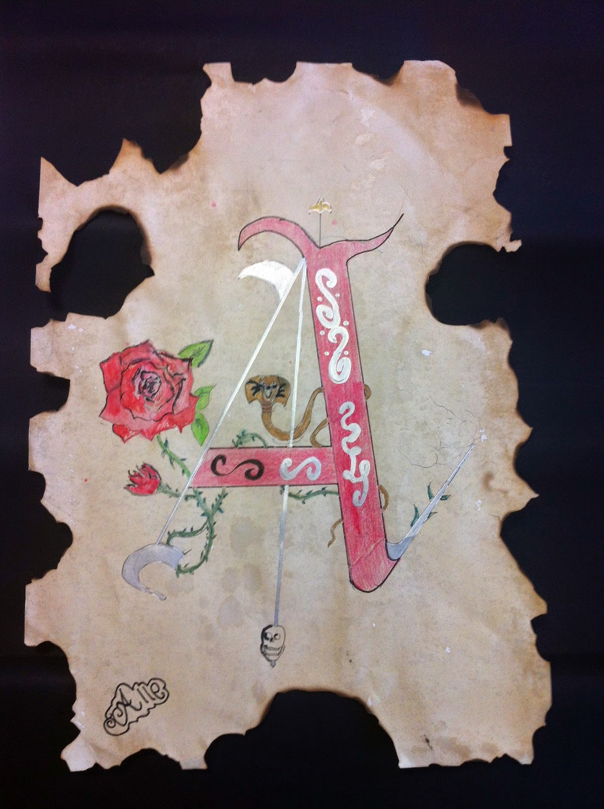 Lettere Miniate Istituto Madonna Della Neve