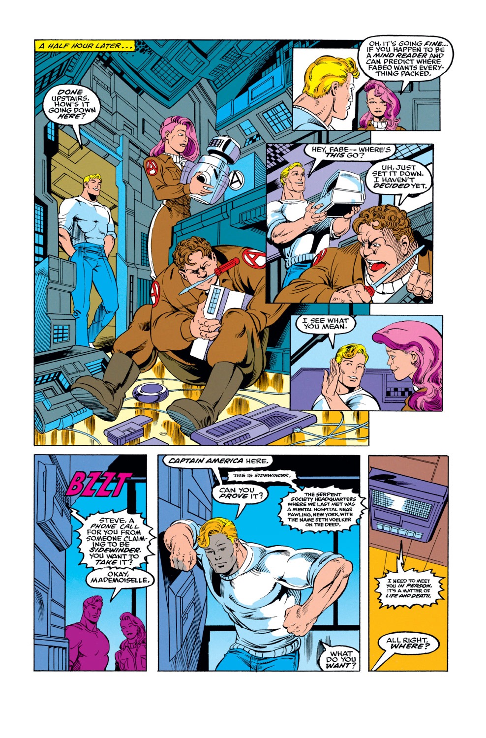 Read online Captain America (1968) comic -  Issue #424 - 6