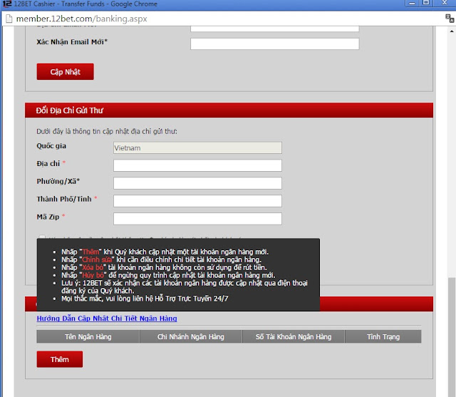 Mới: Cải tiến mới khi rút tiền tại 12Bet Hinh2