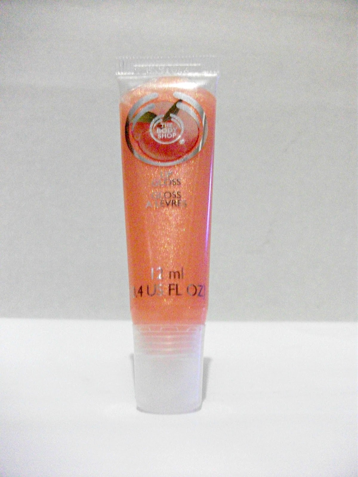 monotonous monospace REVIEW The Body Shop Peach Lip Gloss