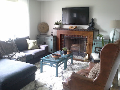 Living room kivik sofa eclectic modern small