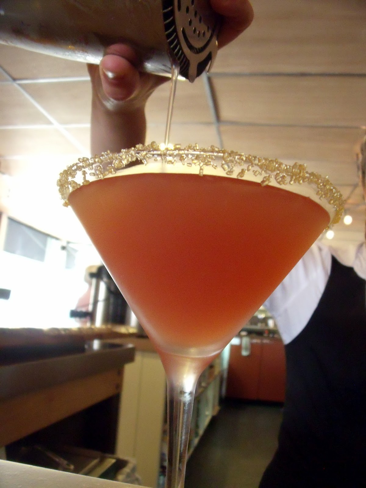 Harvest Moon Cafe Cocktail of the Week Stone Fruit Martini