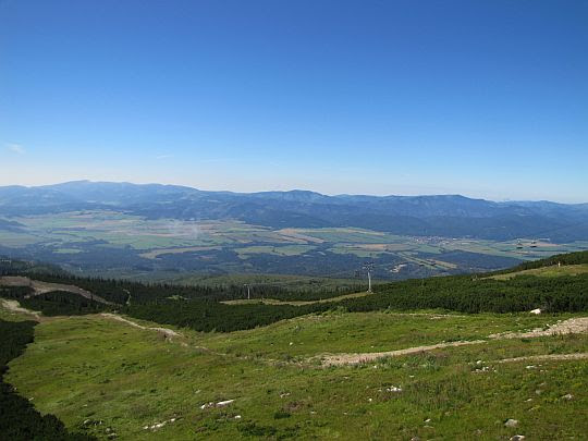 Kotlina Liptowska i Niżne Tatry. Kotlina Liptowska i Niżne Tatry.