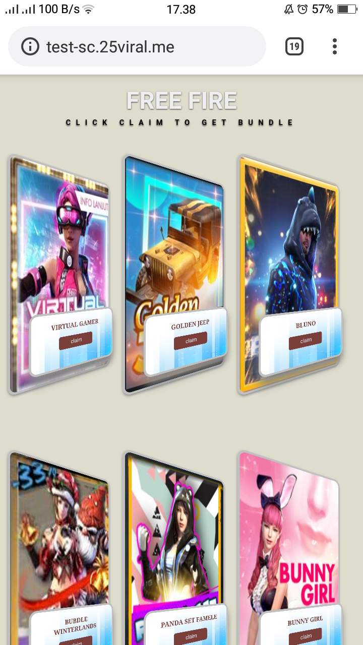 Kumpulan Script Phising Free Fire 2019 Send Mail Ngereceh Gan