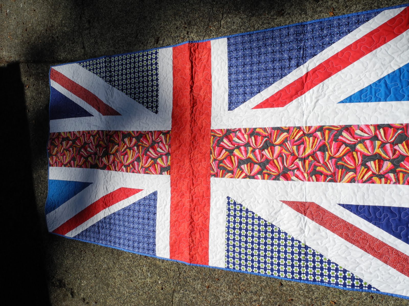 LittleBook Notes Union Jack Quilt Finished