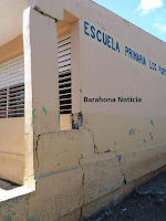 Escuela básica en San Juan de la Maguana se cae a pedazos representando un grave peligro para estudiantes