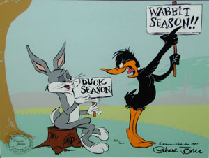 I guess (pink) rabbit season is over, it's duck season! : brisbane