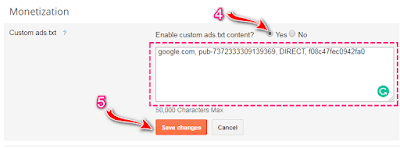Ads.txt setting in blogger blog googel adsense ads txt setting blogger