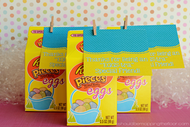 Free Printable "EGGS-tra" Special Friend Tags 