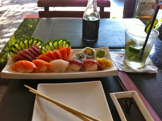 Sushi Lunch at Opium Restaurant, Golden Tulip Ipanema