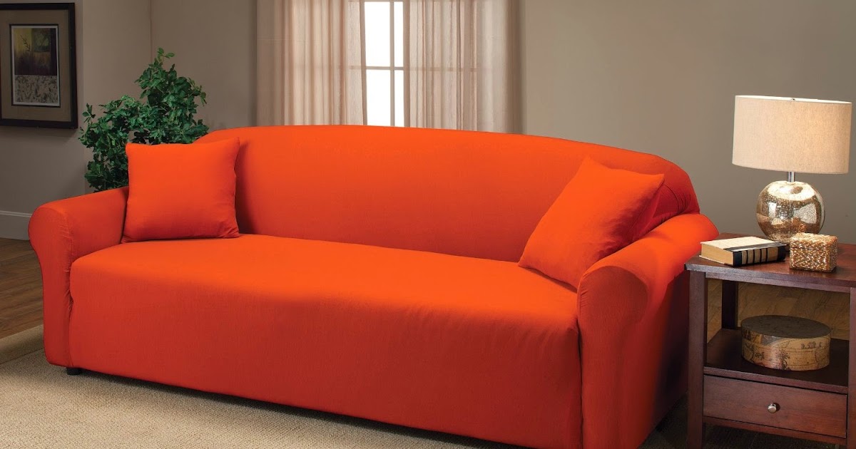 orange couch orange couch cover