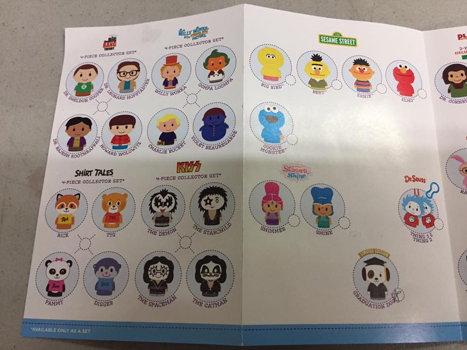 Itty Bittys Corner 2018 Checklist in stores!