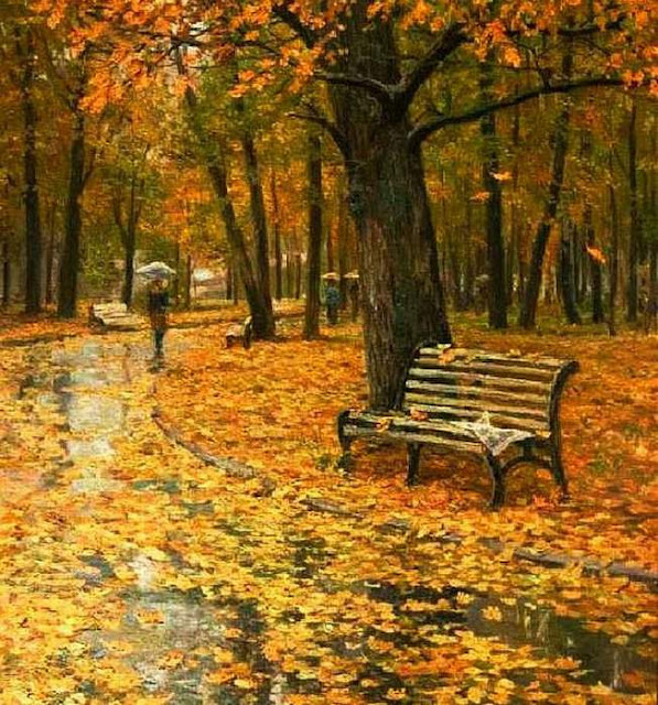 осень в живописи С. Бурсилов