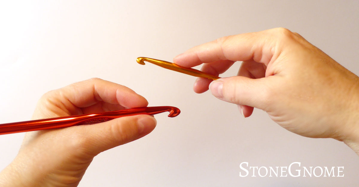 How to Hold your Hook and Avoid Pain from Crochet StoneGnome