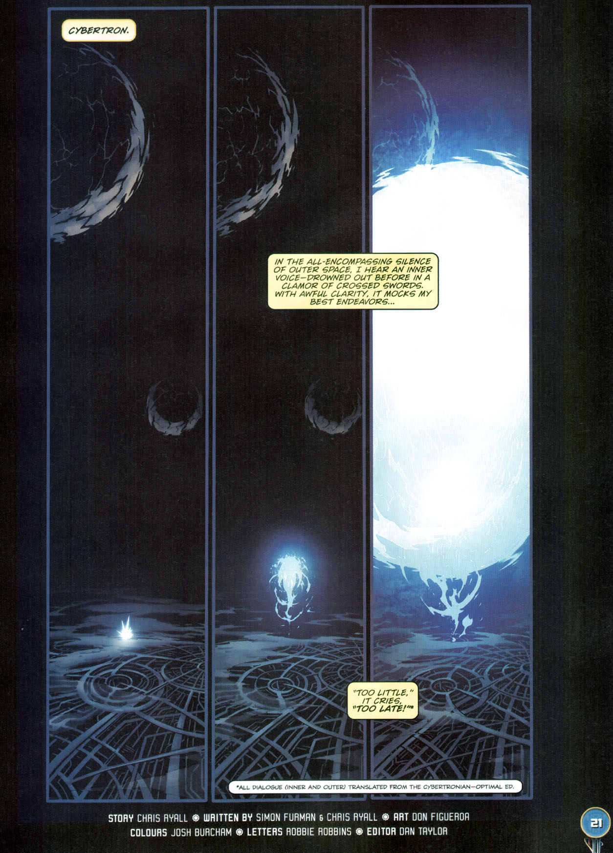 Read online Transformers: Robots in Disguise (2007) comic -  Issue #1 - 19