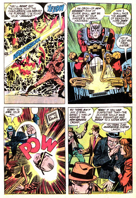 New Gods v1 #4 dc bronze age comic book page art by Jack Kirby New Gods v1 #4 dc bronze age comic book page art by Jack Kirby