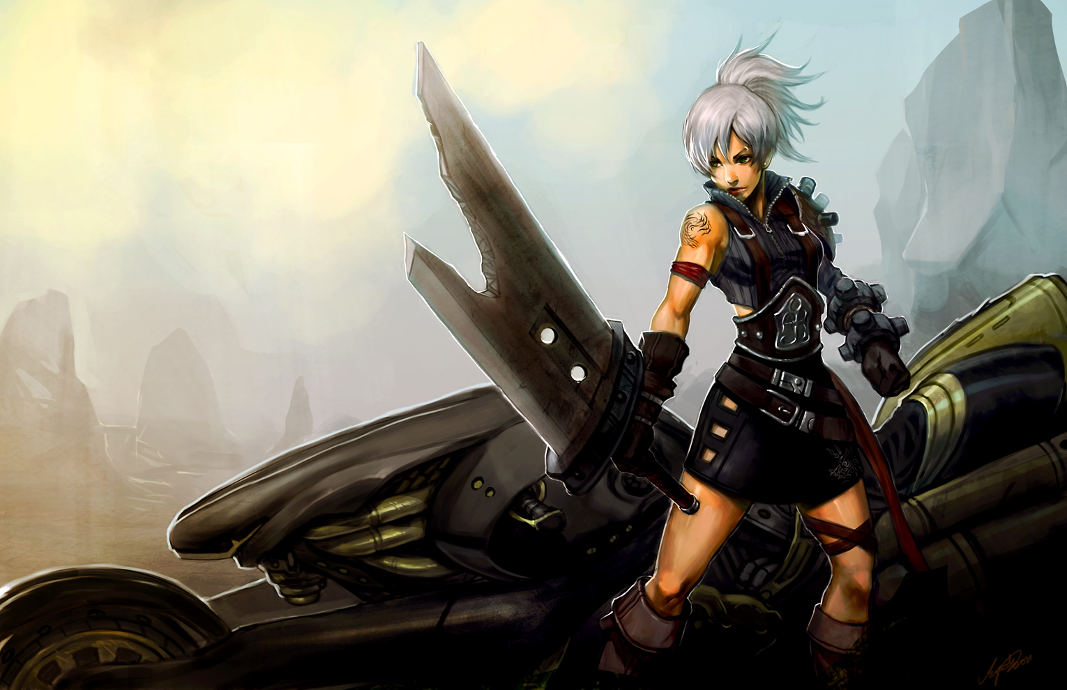 NERFPLZ.LOL Riven Wallpapers (Chinese+American) 