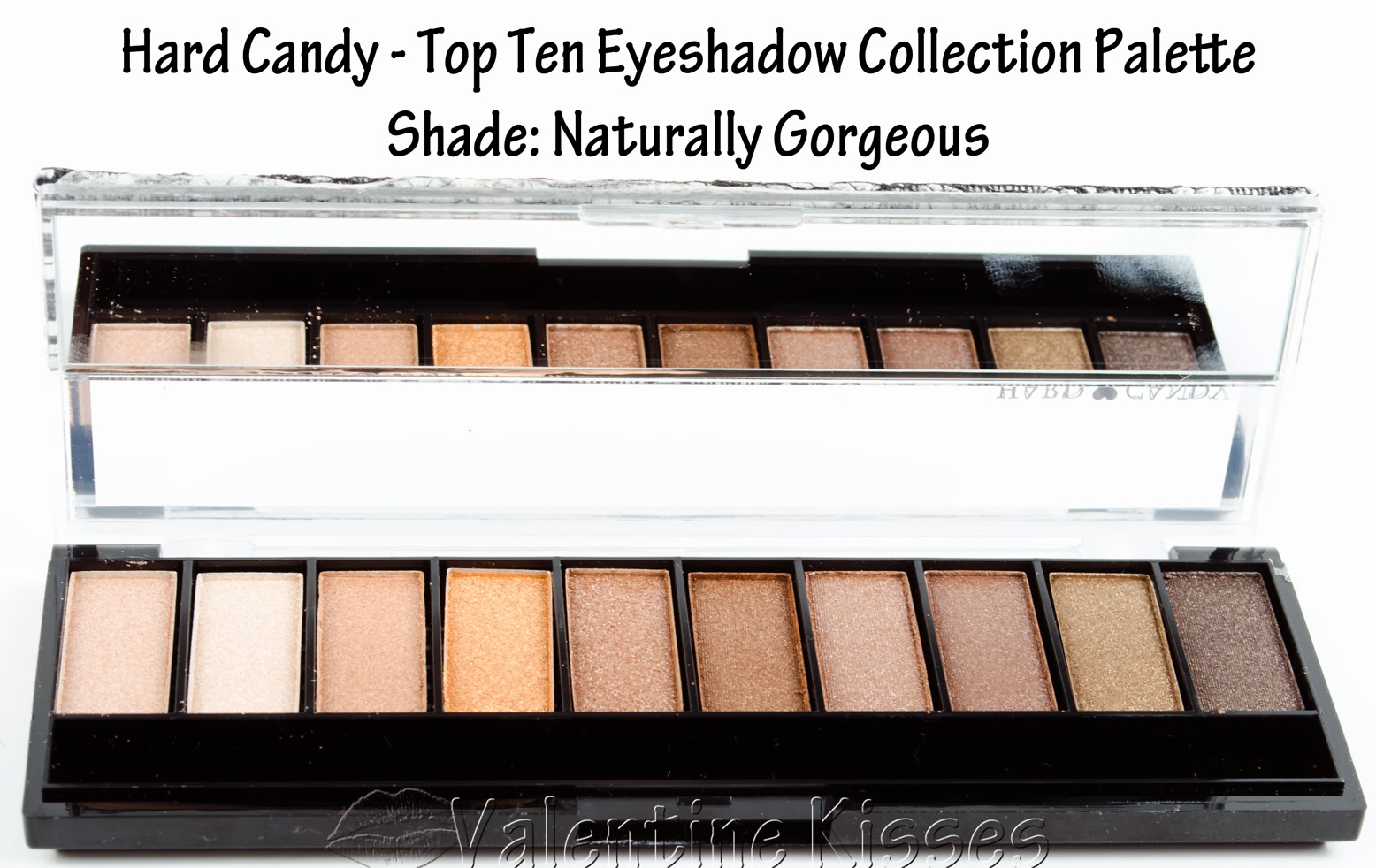 Valentine Kisses Hard Candy Top Ten Eyeshadow Collection Palettes in