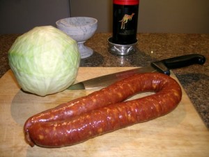 Sausage And Cabbage