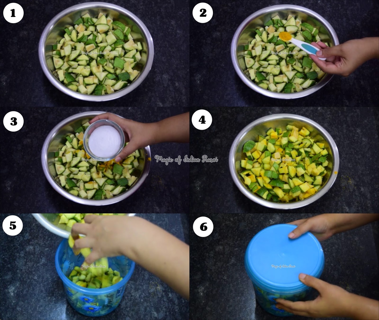 Gujarati Mango Pickle Sambhariyu Athanu Recipe गुजराती आम का अचार