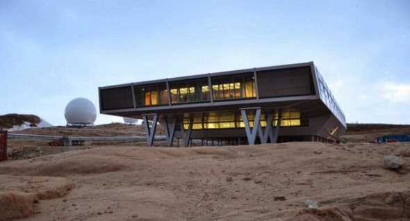 Bharati Research Station- India’s presence on Antarctica was built by bof Architekten Bharati Research Station- India’s presence on Antarctica was built by bof Architekten
