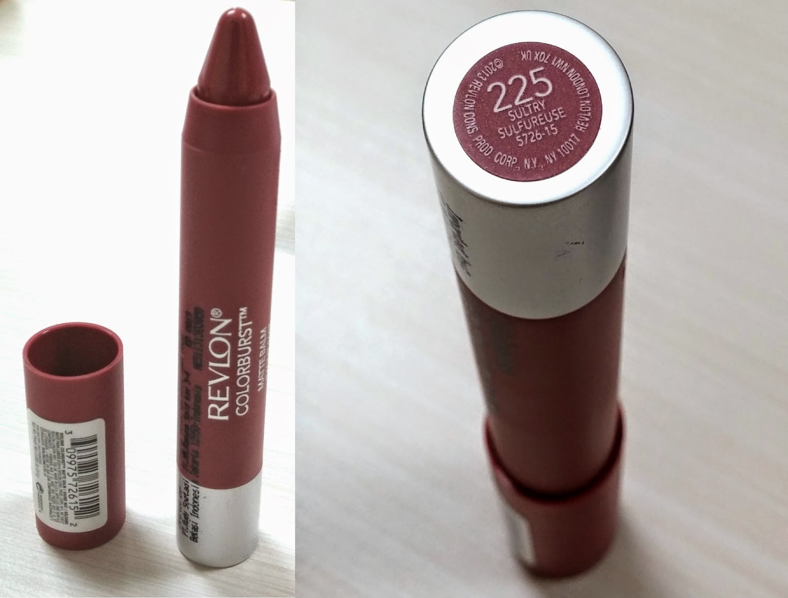 Revlon ColorBurst Matte Balm 225 Sultry Sulfureuse Dark Beige on Me