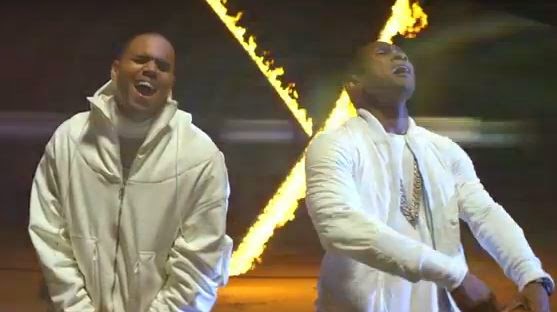 Chris Brown "New Flame" Chris Brown New Flame Music Video Featuring Usher