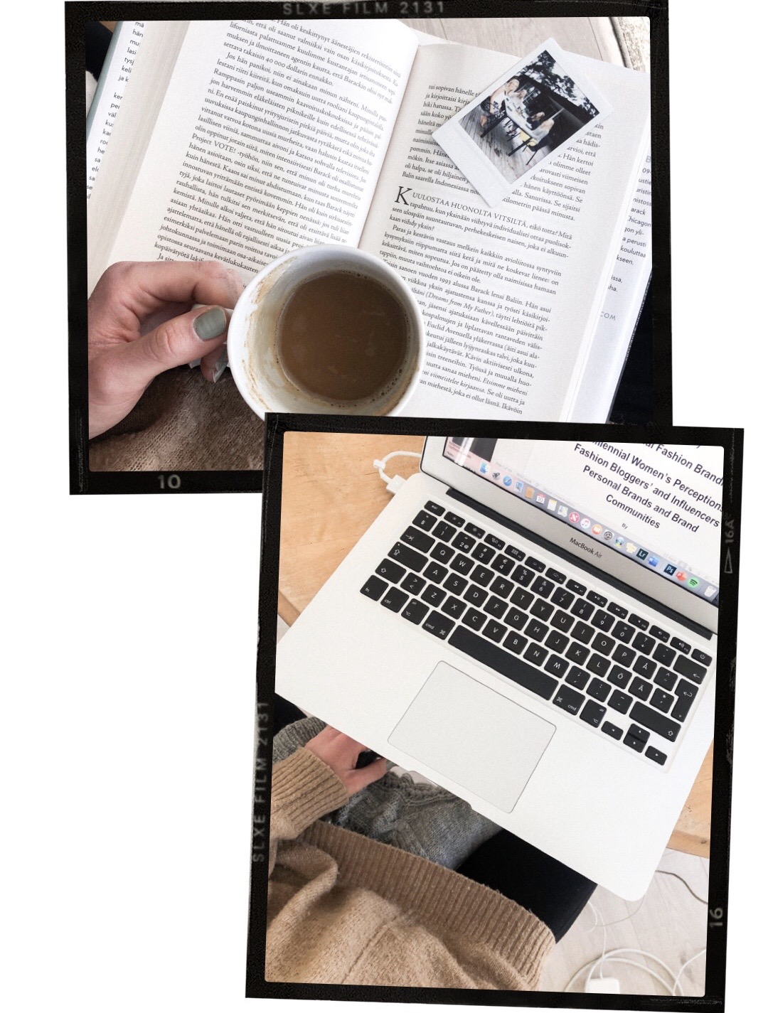 Coffee and reading - Kahvi ja kirja