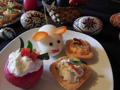 Soricei din oua fierte