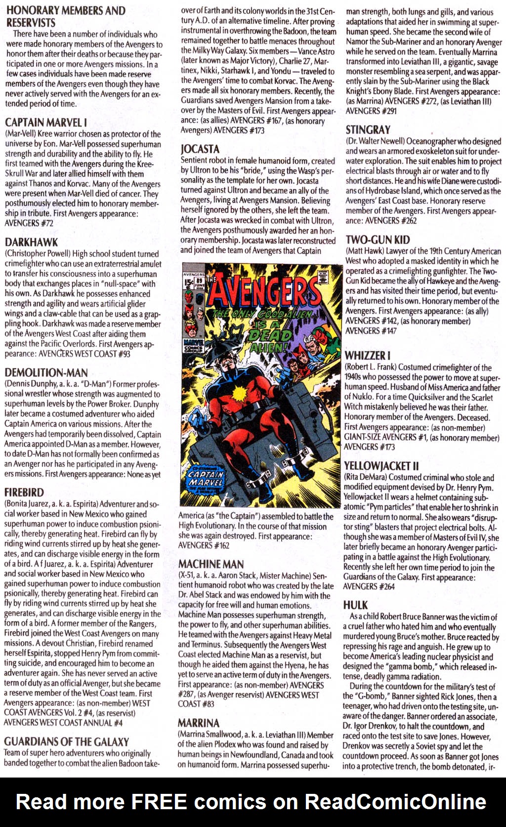 Read online The Avengers Log comic -  Issue # Full - 15