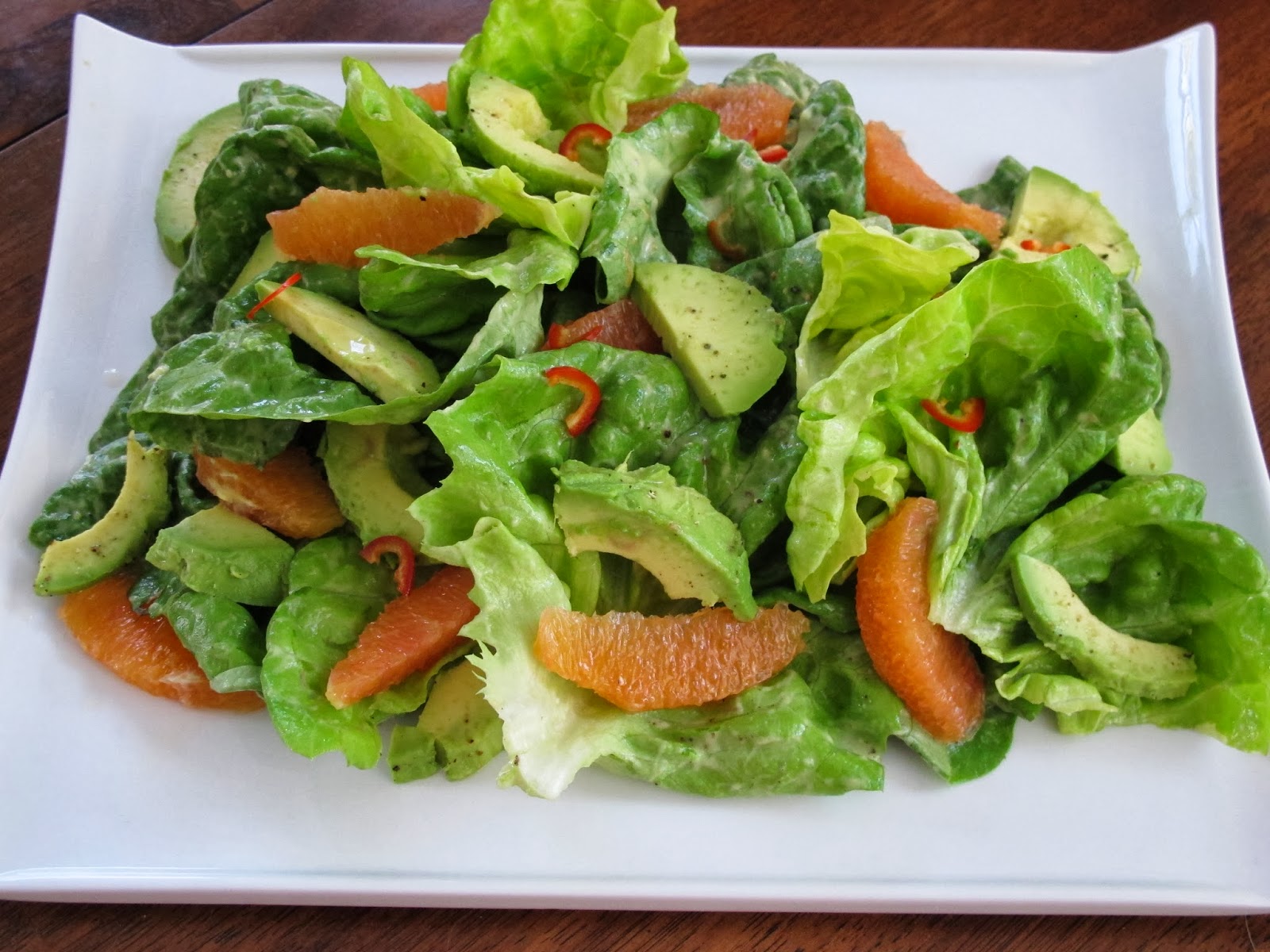 Kitchen Sink Diaries: Cara Cara Orange, Avocado, &amp; Butter Lettuce Salad