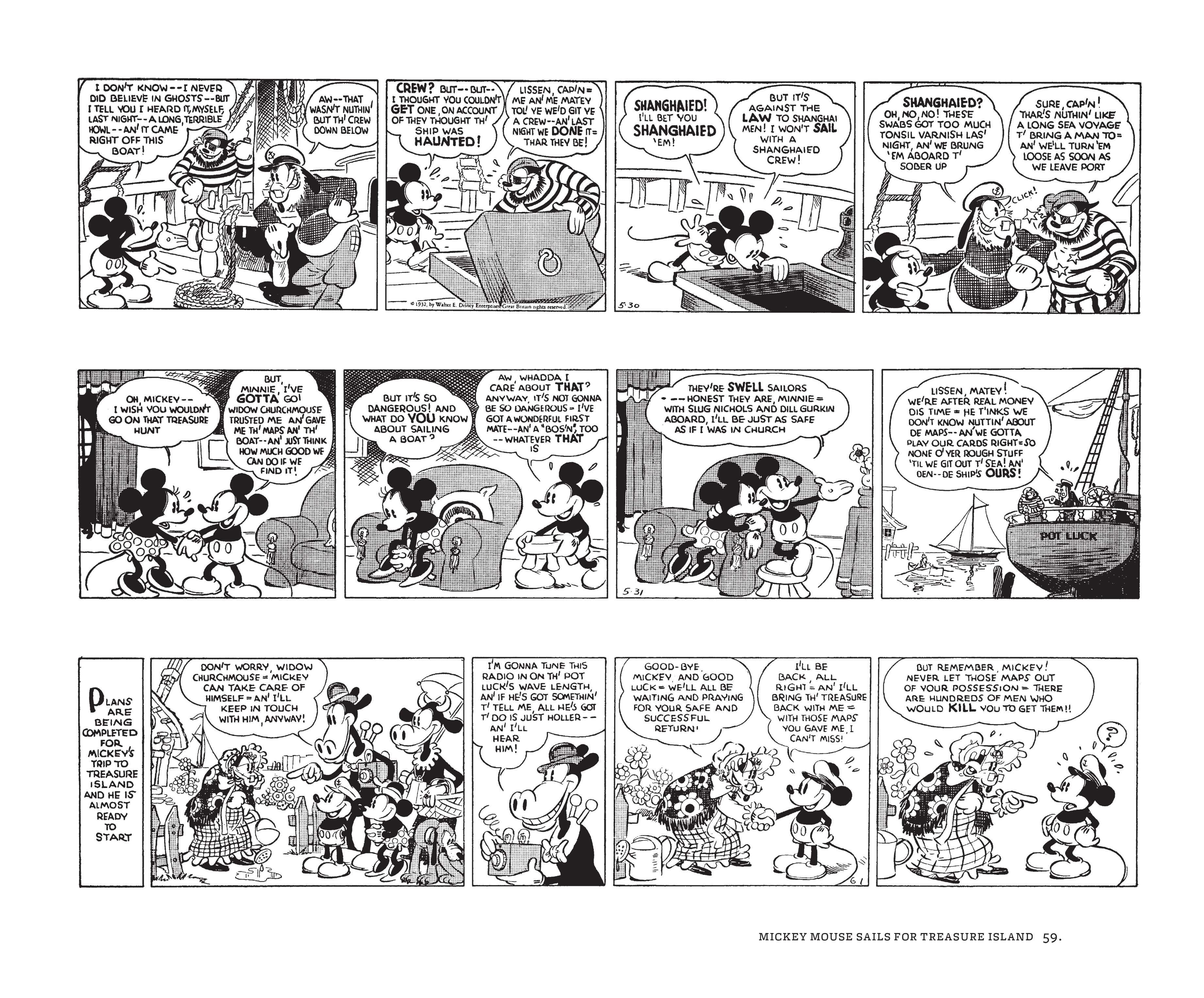 Read online Walt Disney's Mickey Mouse by Floyd Gottfredson comic -  Issue # TPB 2 (Part 1) - 59