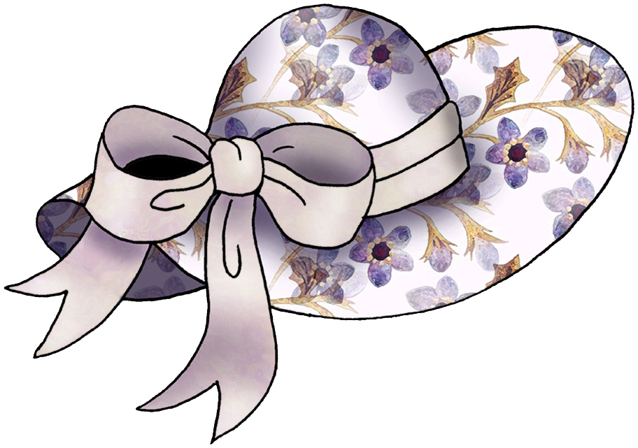 lady with hat clipart - photo #9