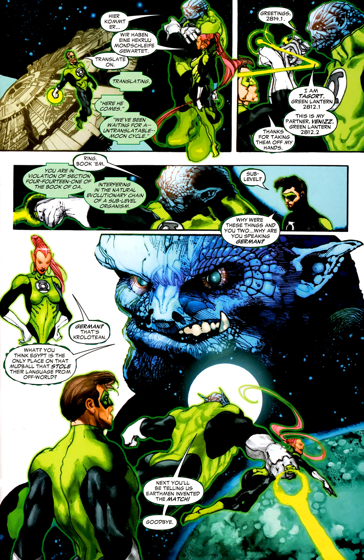 Read online Green Lantern (2005) comic -  Issue #6 - 22