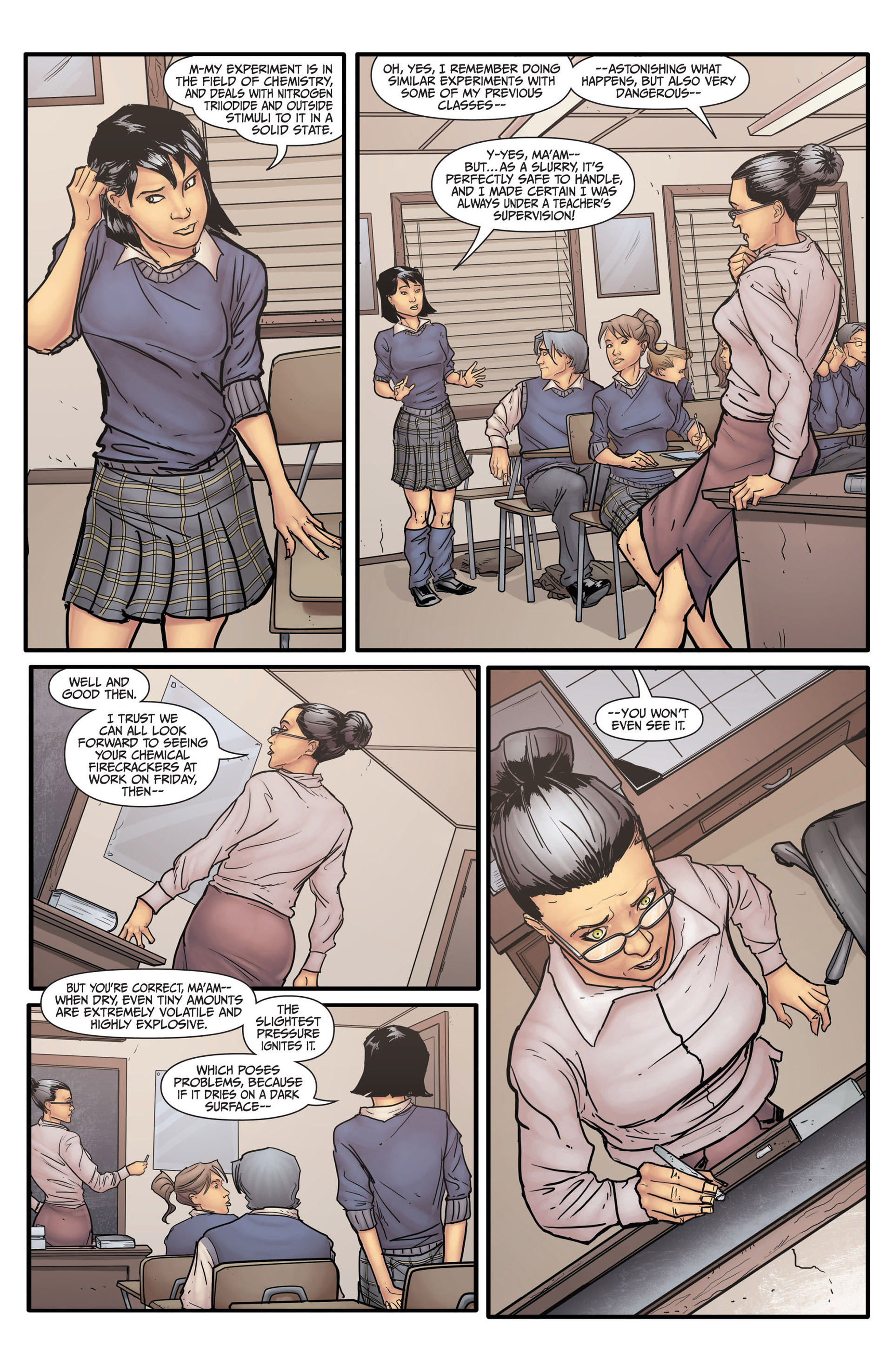 Read online Morning Glories comic -  Issue # _TPB 1 - 9