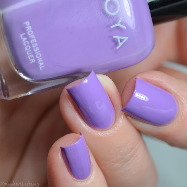purple creme nail polish