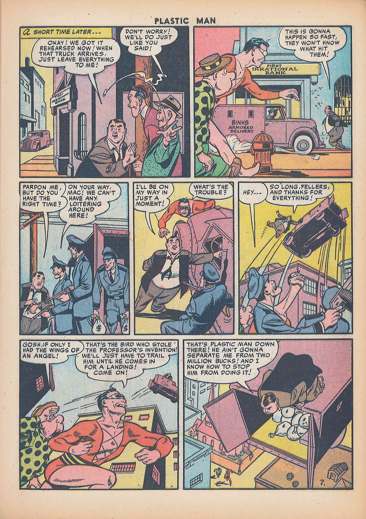 Read online Plastic Man (1943) comic -  Issue #30 - 9