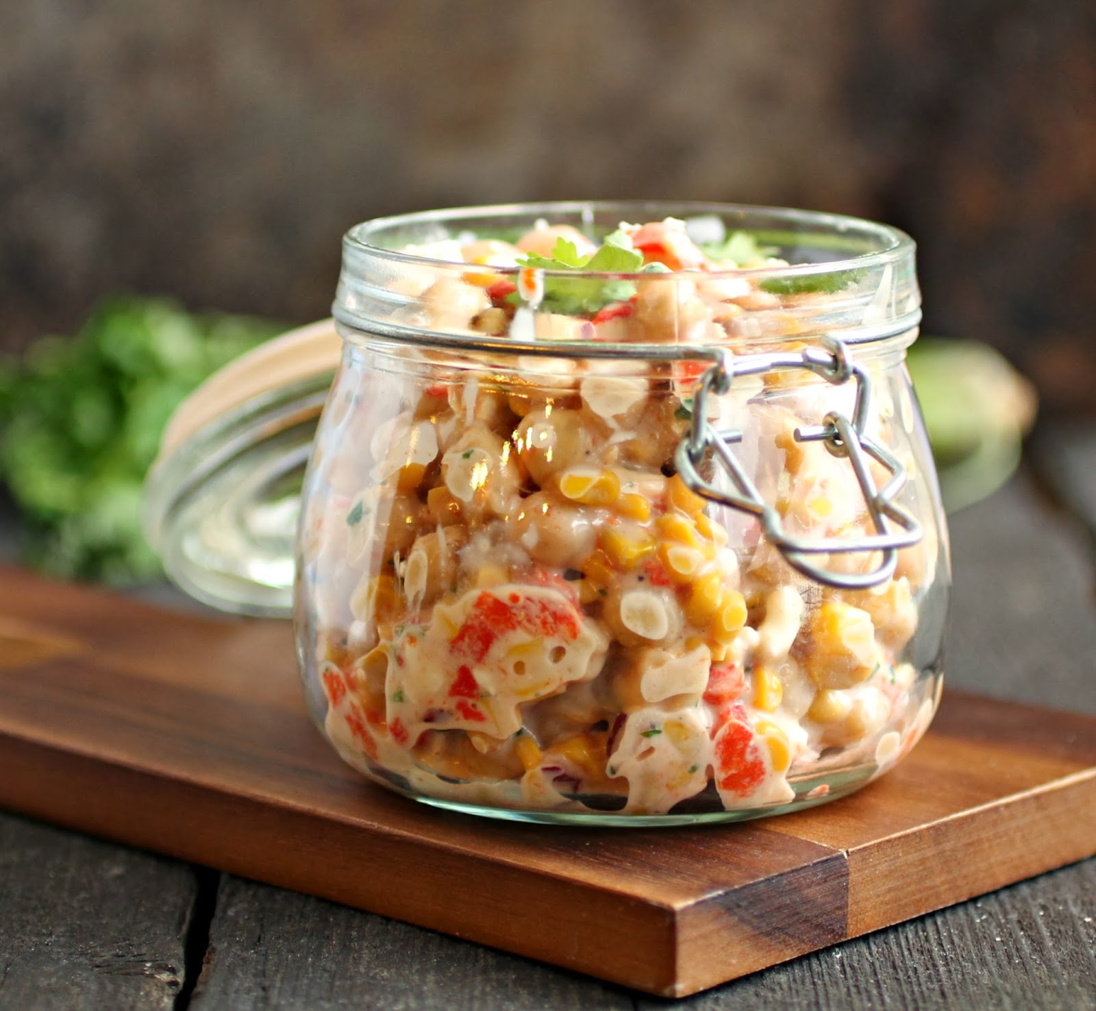 Hungry Couple Roasted Red Pepper Corn Salad