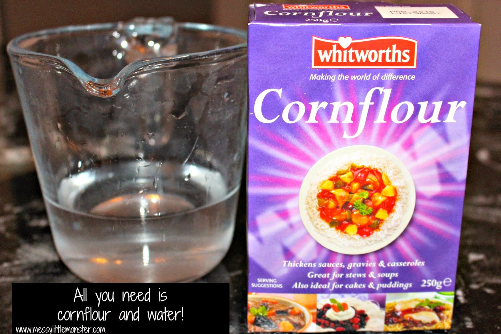 How to make gloop an easy 2 ingredient sensory play recipe Messy